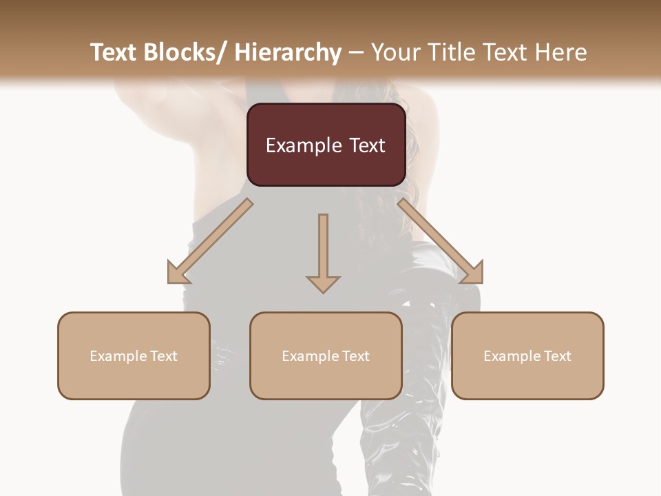 Model Womanhood Glamour PowerPoint Template