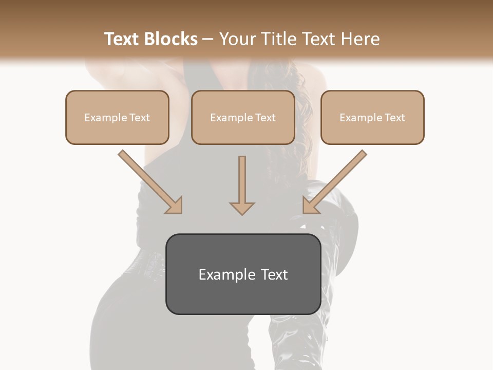 Model Womanhood Glamour PowerPoint Template