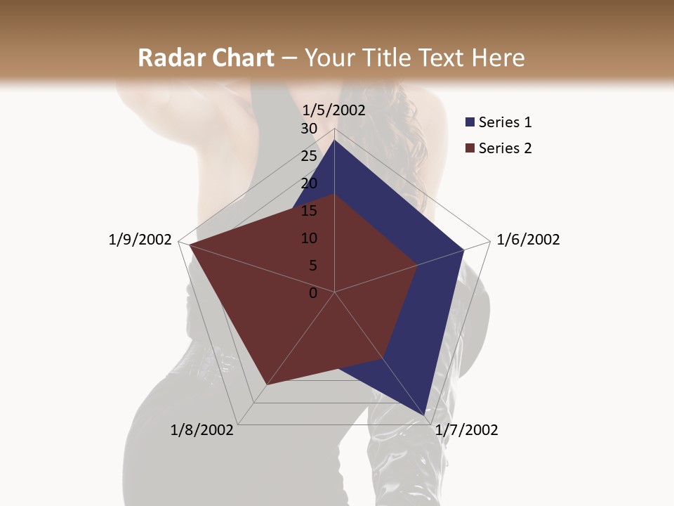 Model Womanhood Glamour PowerPoint Template