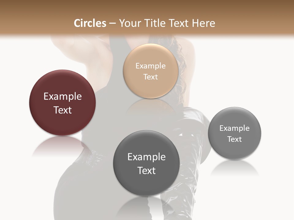 Model Womanhood Glamour PowerPoint Template