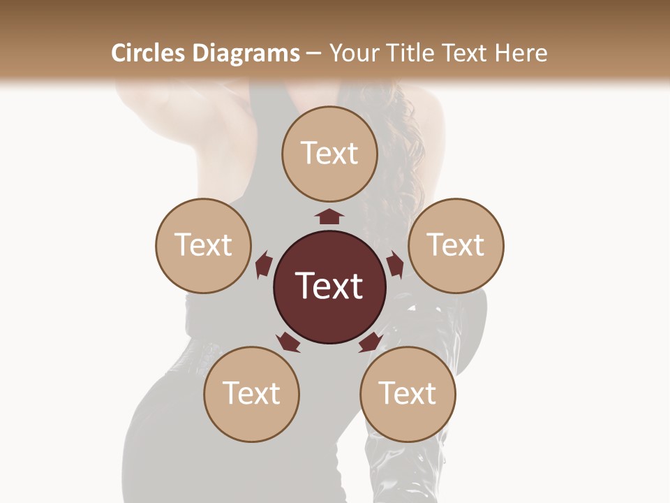 Model Womanhood Glamour PowerPoint Template