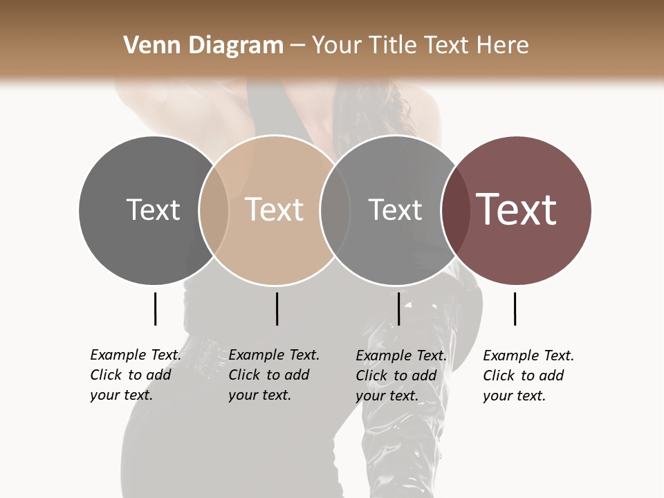 Model Womanhood Glamour PowerPoint Template