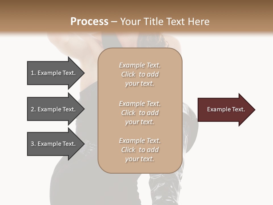 Model Womanhood Glamour PowerPoint Template