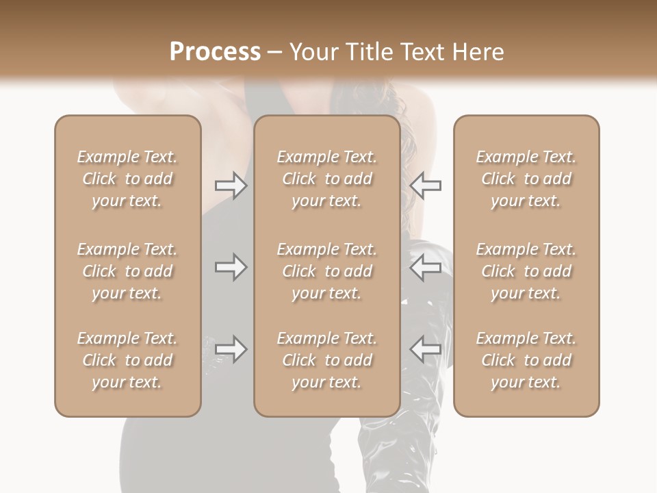 Model Womanhood Glamour PowerPoint Template
