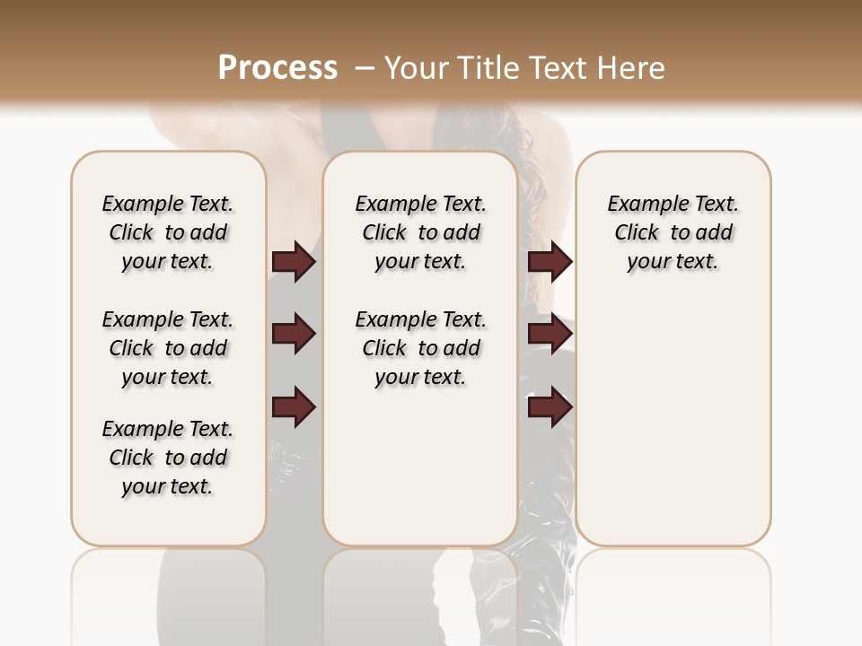 Model Womanhood Glamour PowerPoint Template