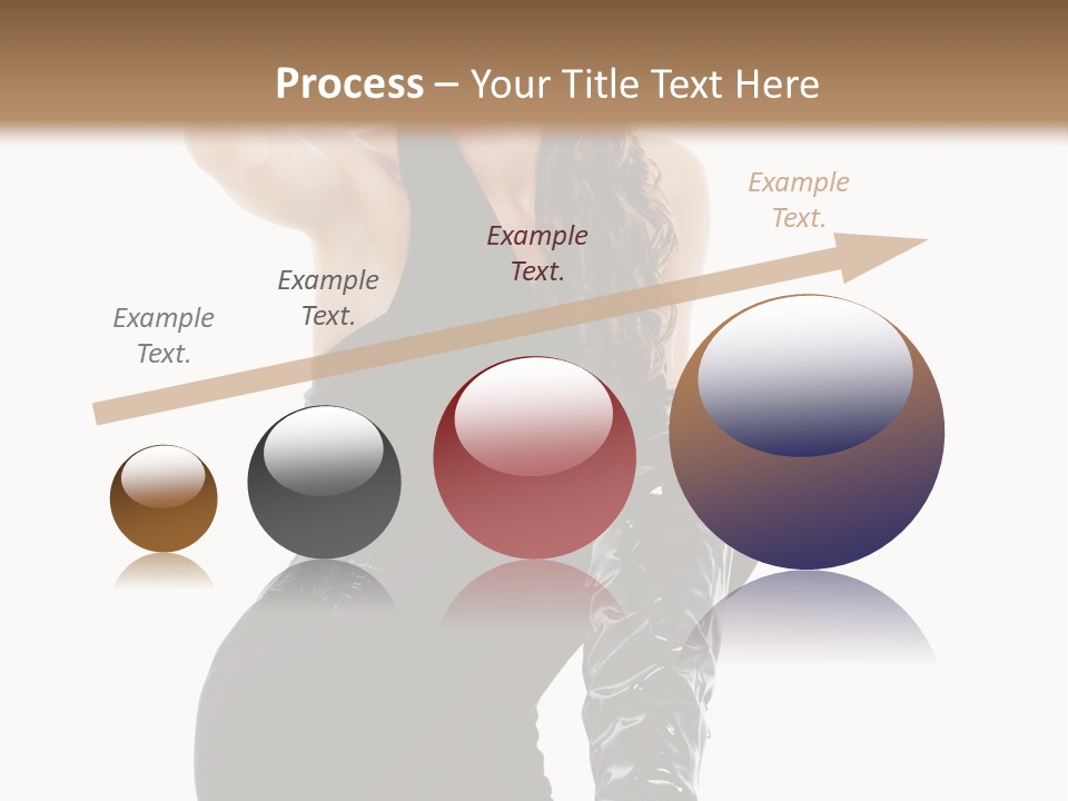 Model Womanhood Glamour PowerPoint Template