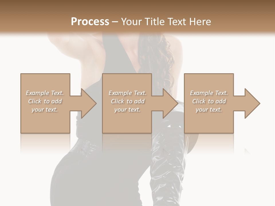 Model Womanhood Glamour PowerPoint Template