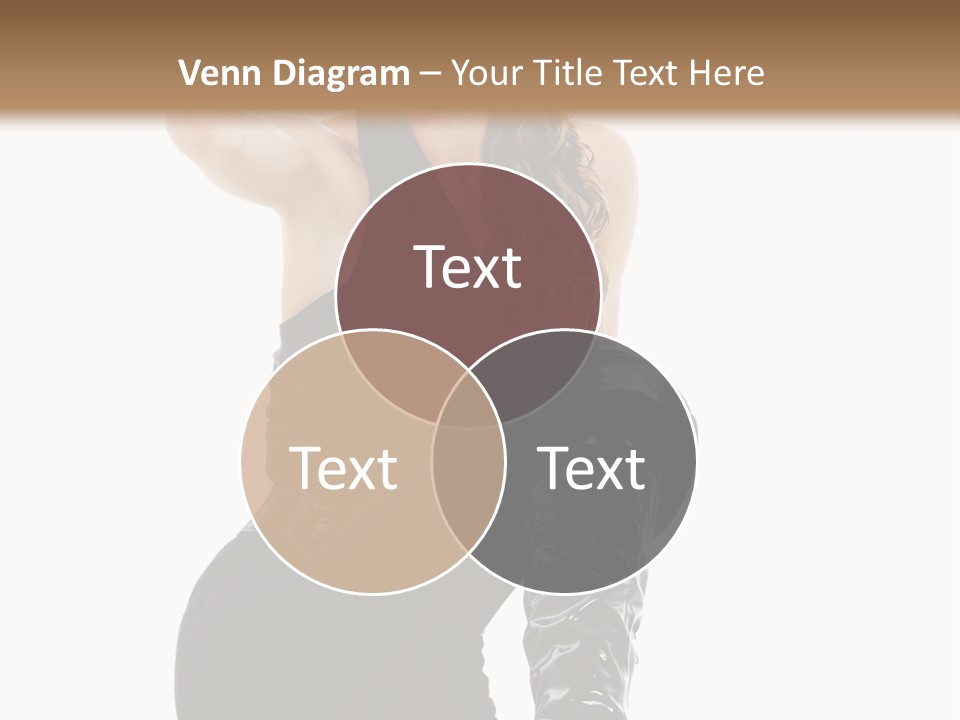 Model Womanhood Glamour PowerPoint Template