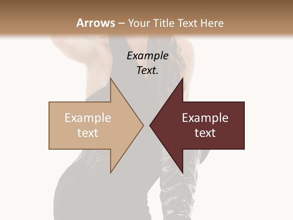 Model Womanhood Glamour PowerPoint Template