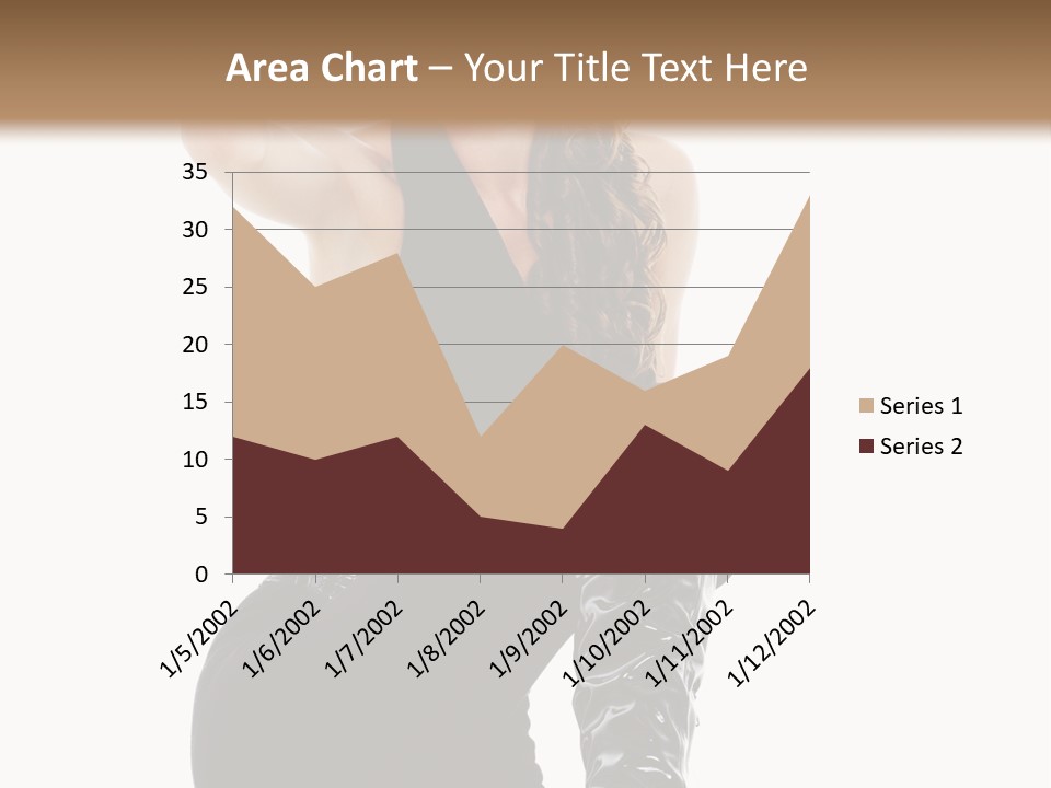 Model Womanhood Glamour PowerPoint Template