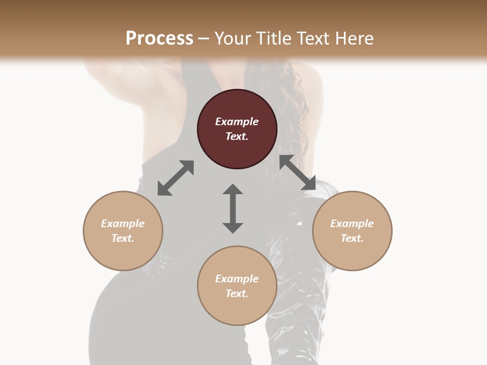 Model Womanhood Glamour PowerPoint Template
