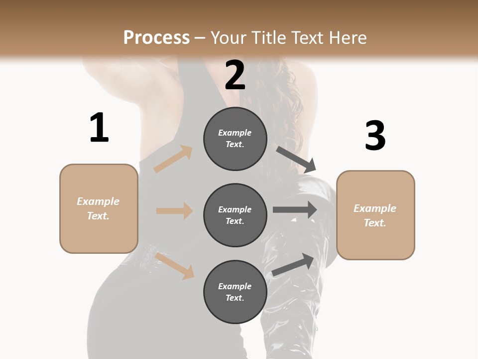 Model Womanhood Glamour PowerPoint Template