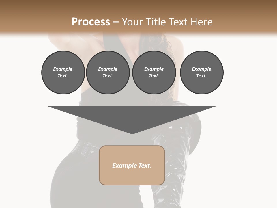 Model Womanhood Glamour PowerPoint Template