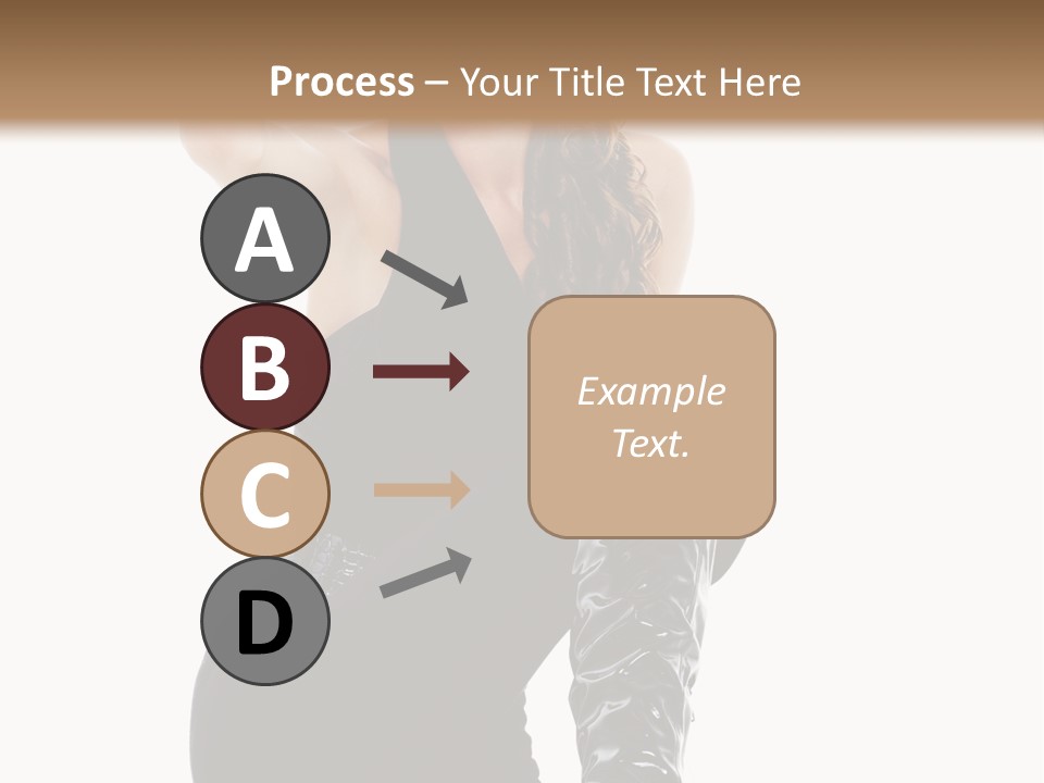 Model Womanhood Glamour PowerPoint Template