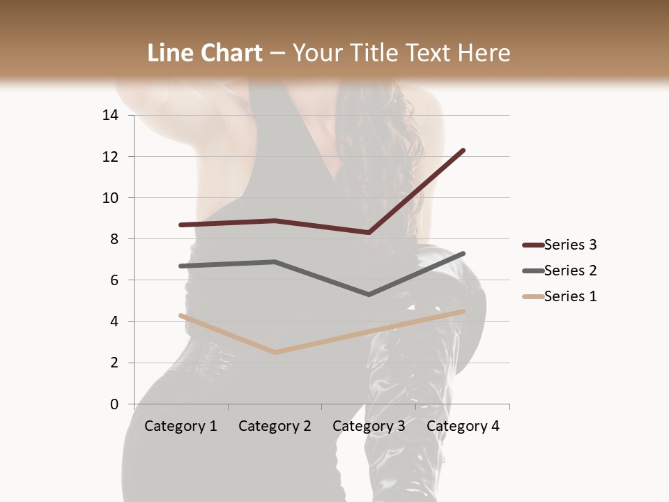 Model Womanhood Glamour PowerPoint Template