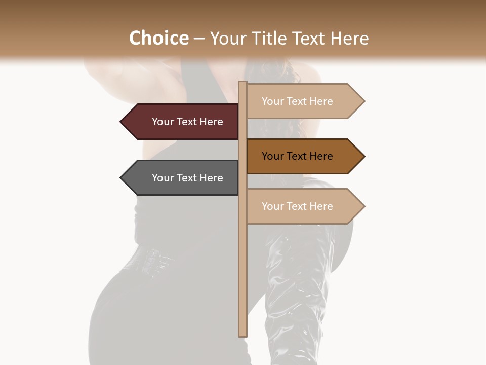 Model Womanhood Glamour PowerPoint Template