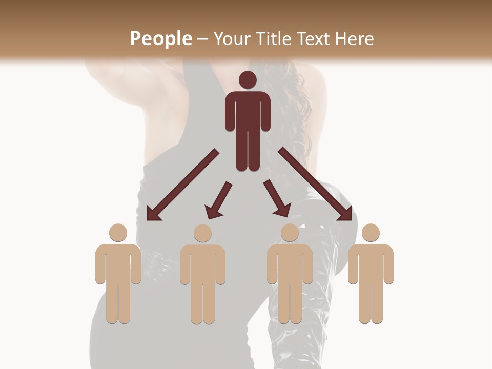 Model Womanhood Glamour PowerPoint Template