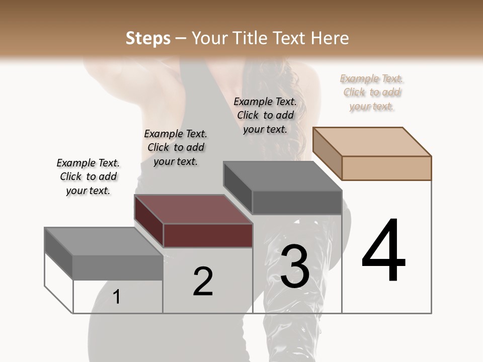 Model Womanhood Glamour PowerPoint Template
