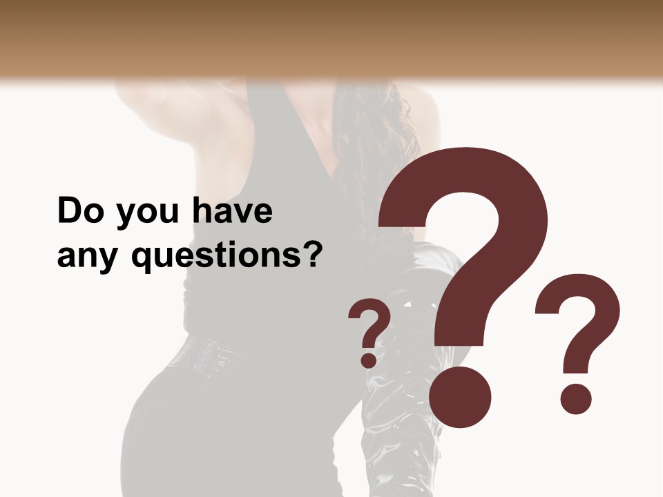 Model Womanhood Glamour PowerPoint Template