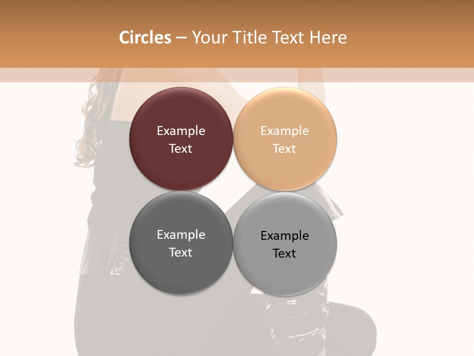 A Woman In Black Boots And A Top Hat PowerPoint Template