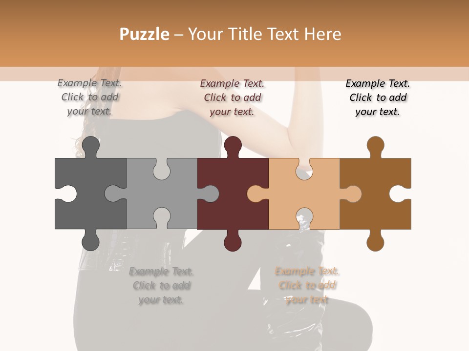 A Woman In Black Boots And A Top Hat PowerPoint Template