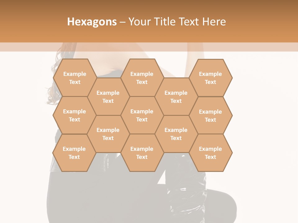 A Woman In Black Boots And A Top Hat PowerPoint Template