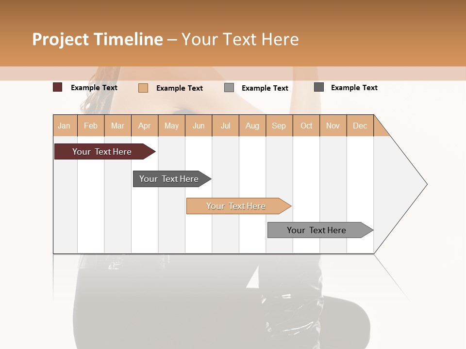 A Woman In Black Boots And A Top Hat PowerPoint Template