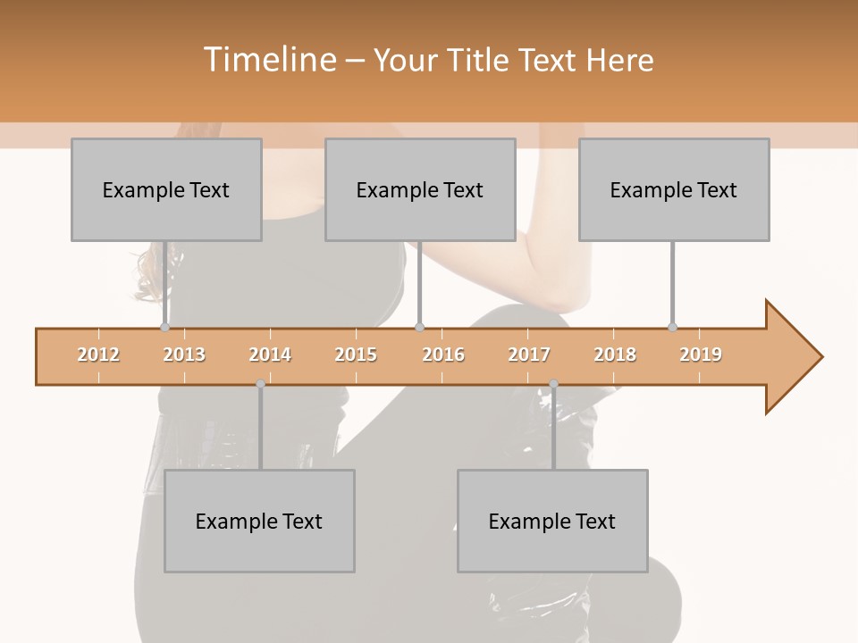 A Woman In Black Boots And A Top Hat PowerPoint Template