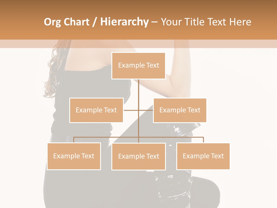 A Woman In Black Boots And A Top Hat PowerPoint Template