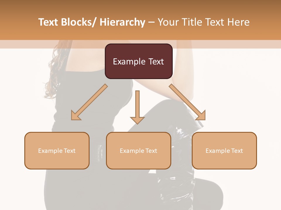 A Woman In Black Boots And A Top Hat PowerPoint Template