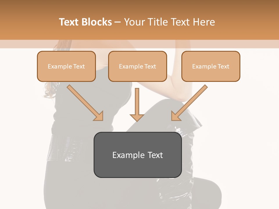 A Woman In Black Boots And A Top Hat PowerPoint Template