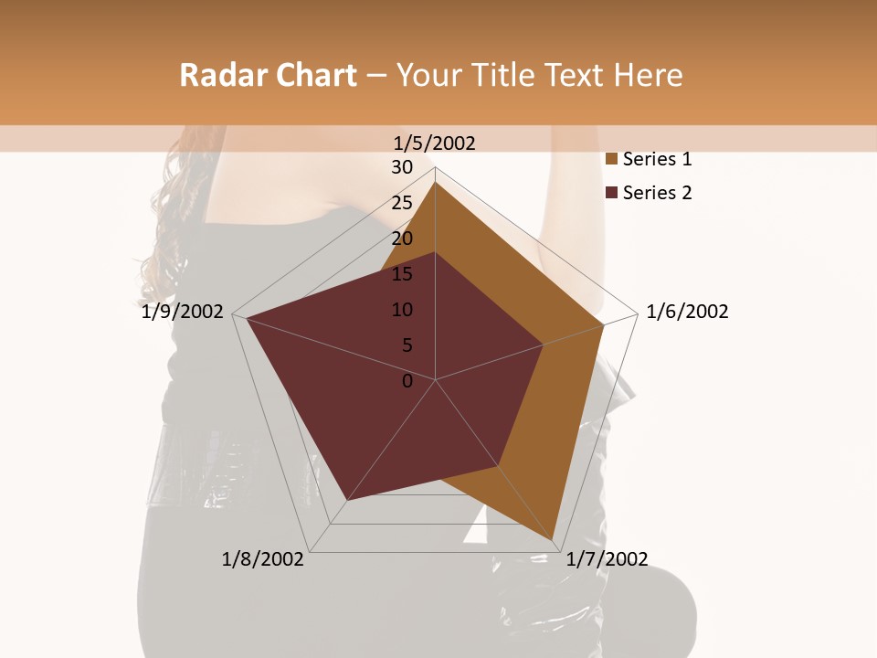 A Woman In Black Boots And A Top Hat PowerPoint Template