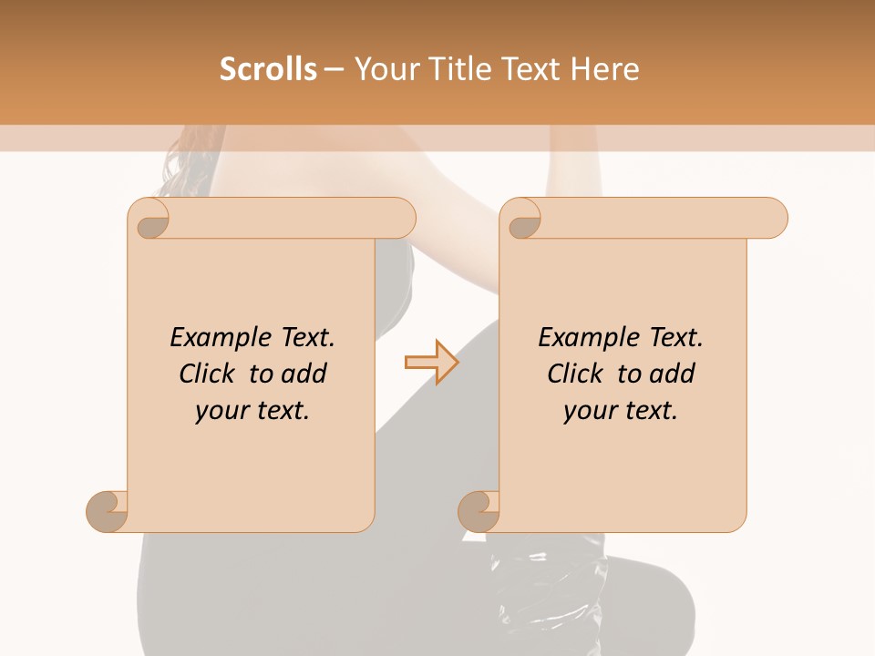 A Woman In Black Boots And A Top Hat PowerPoint Template