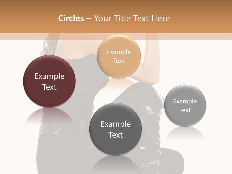 A Woman In Black Boots And A Top Hat PowerPoint Template