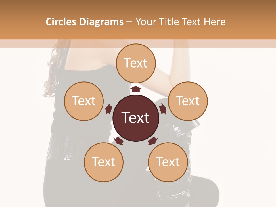 A Woman In Black Boots And A Top Hat PowerPoint Template