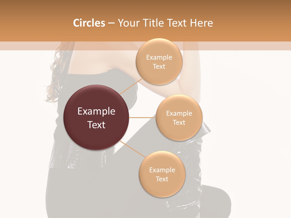 A Woman In Black Boots And A Top Hat PowerPoint Template