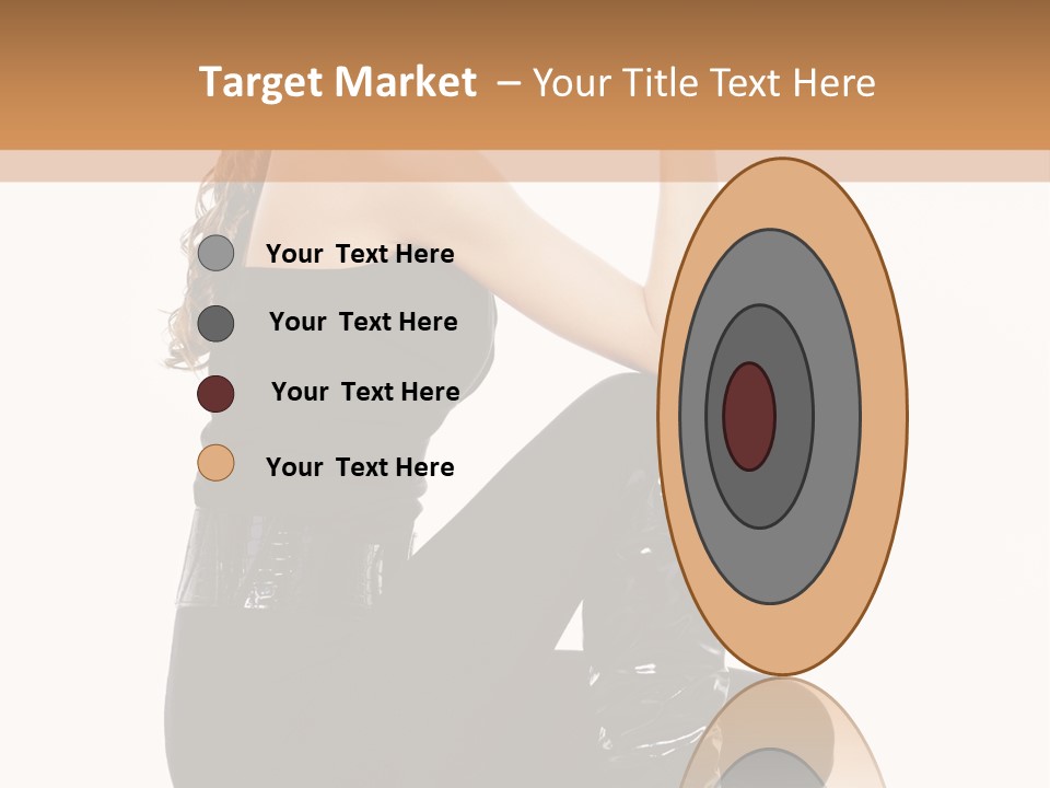 A Woman In Black Boots And A Top Hat PowerPoint Template