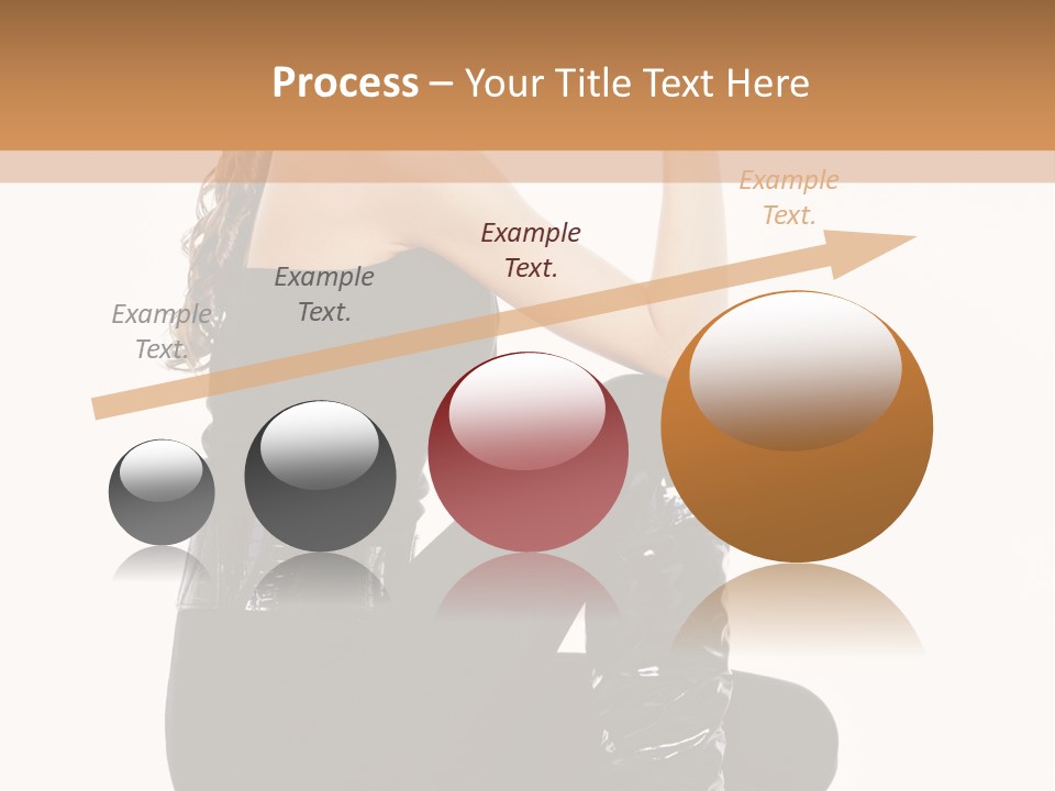 A Woman In Black Boots And A Top Hat PowerPoint Template