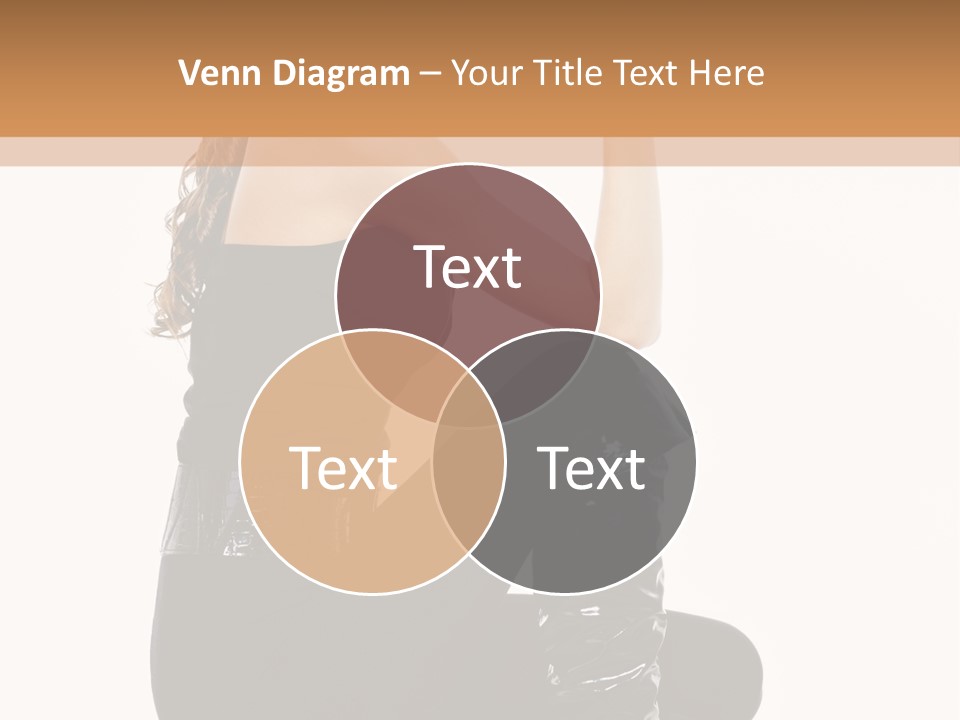 A Woman In Black Boots And A Top Hat PowerPoint Template