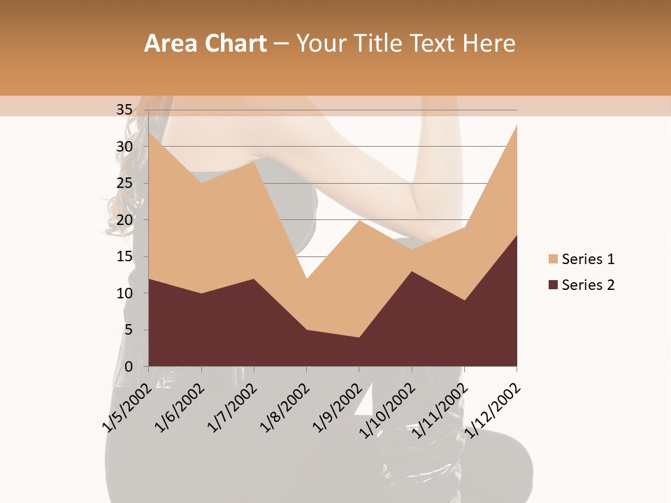 A Woman In Black Boots And A Top Hat PowerPoint Template