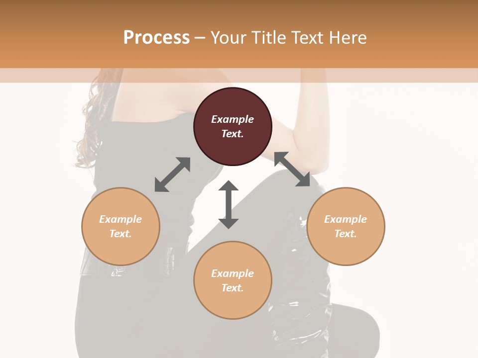 A Woman In Black Boots And A Top Hat PowerPoint Template