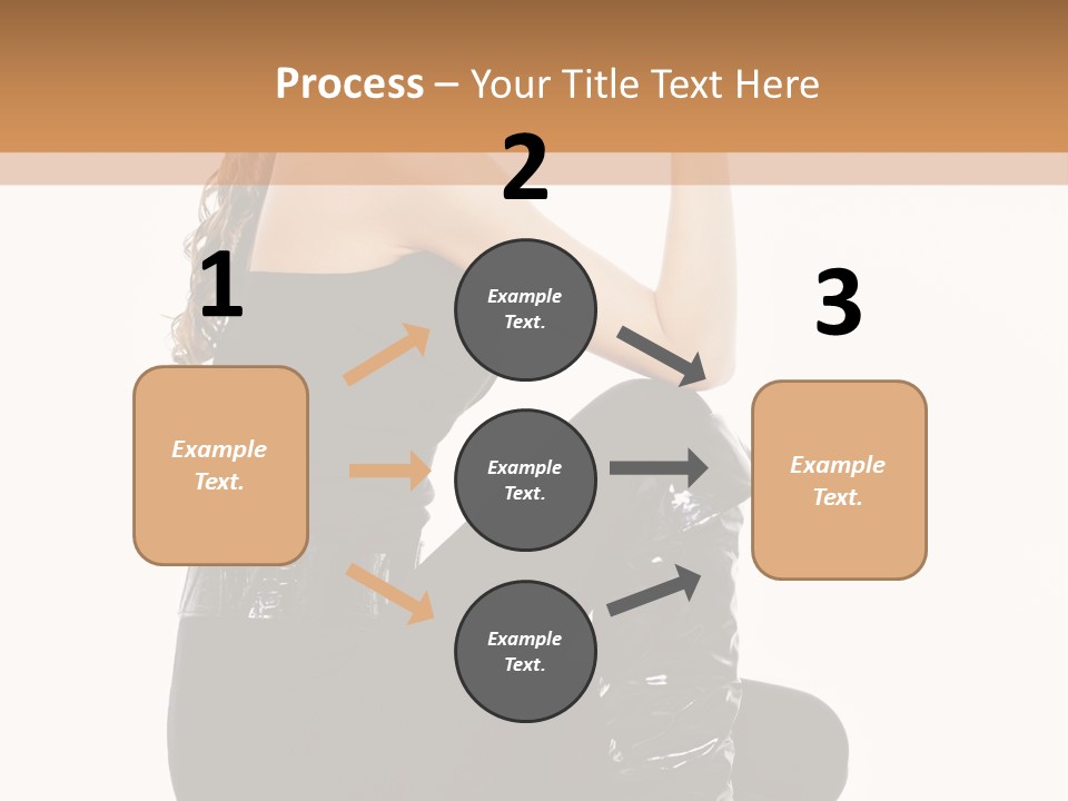 A Woman In Black Boots And A Top Hat PowerPoint Template