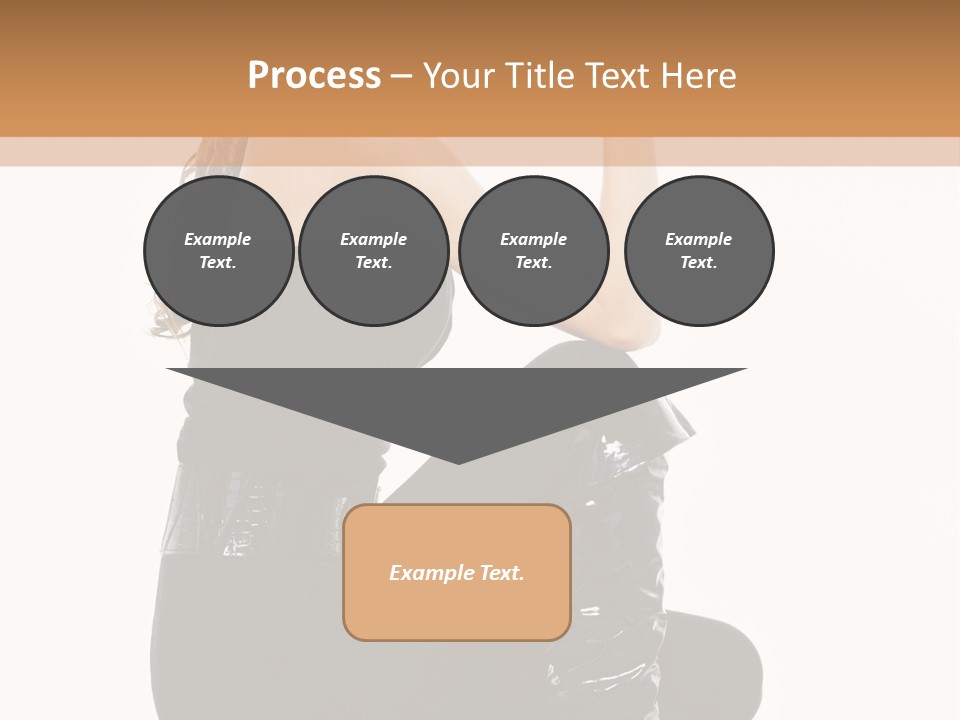 A Woman In Black Boots And A Top Hat PowerPoint Template