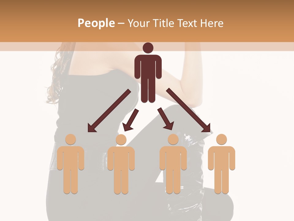 A Woman In Black Boots And A Top Hat PowerPoint Template