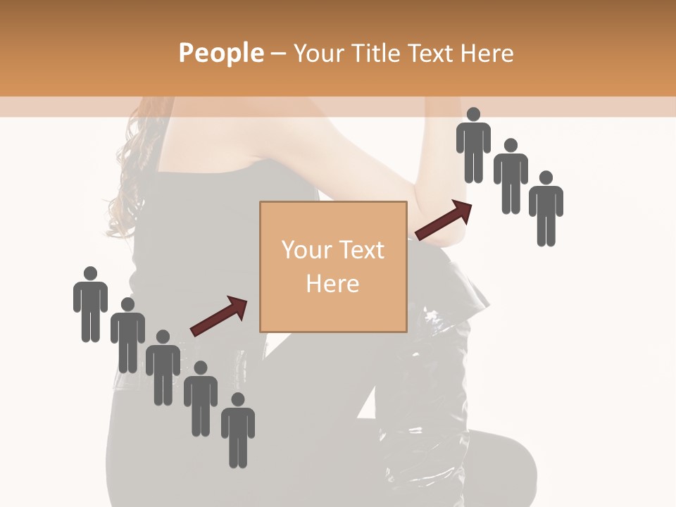 A Woman In Black Boots And A Top Hat PowerPoint Template