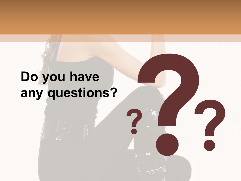 A Woman In Black Boots And A Top Hat PowerPoint Template