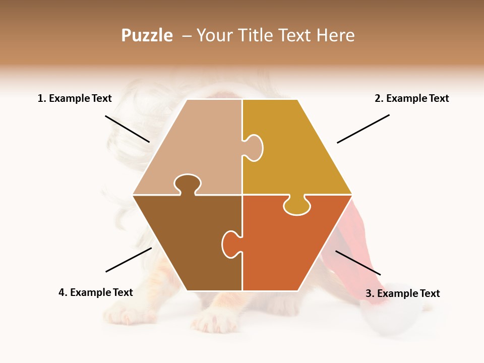 Kitten Mammal Xmas PowerPoint Template