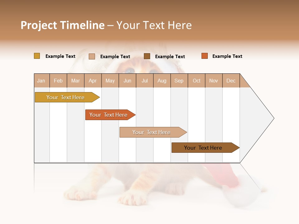 Kitten Mammal Xmas PowerPoint Template