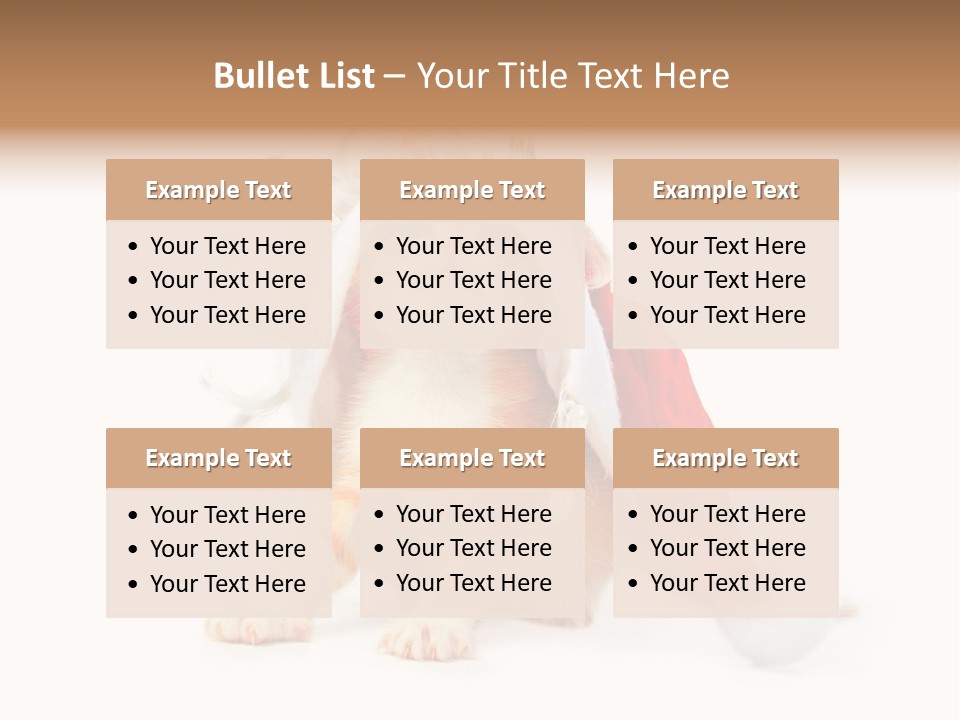 Kitten Mammal Xmas PowerPoint Template