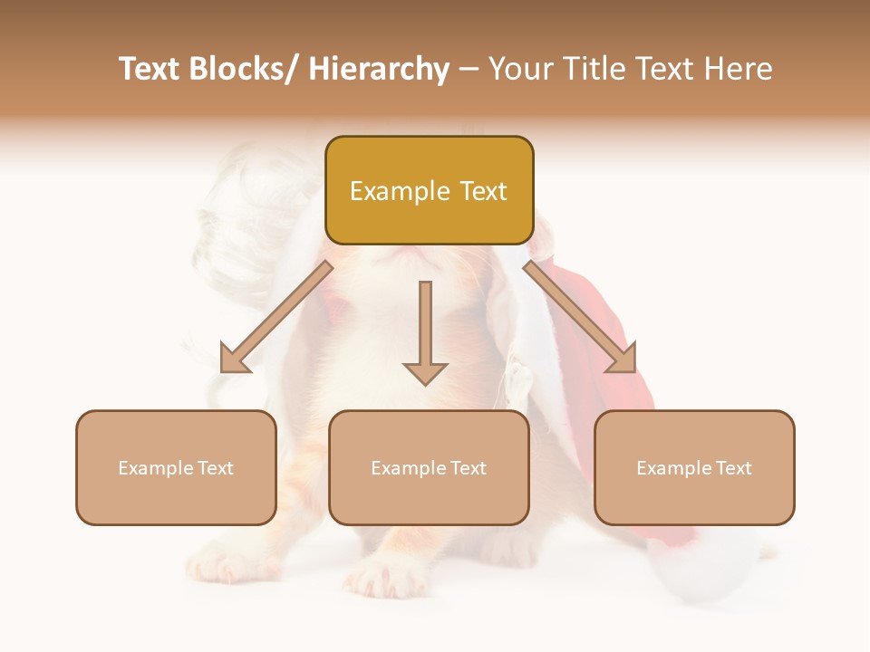 Kitten Mammal Xmas PowerPoint Template